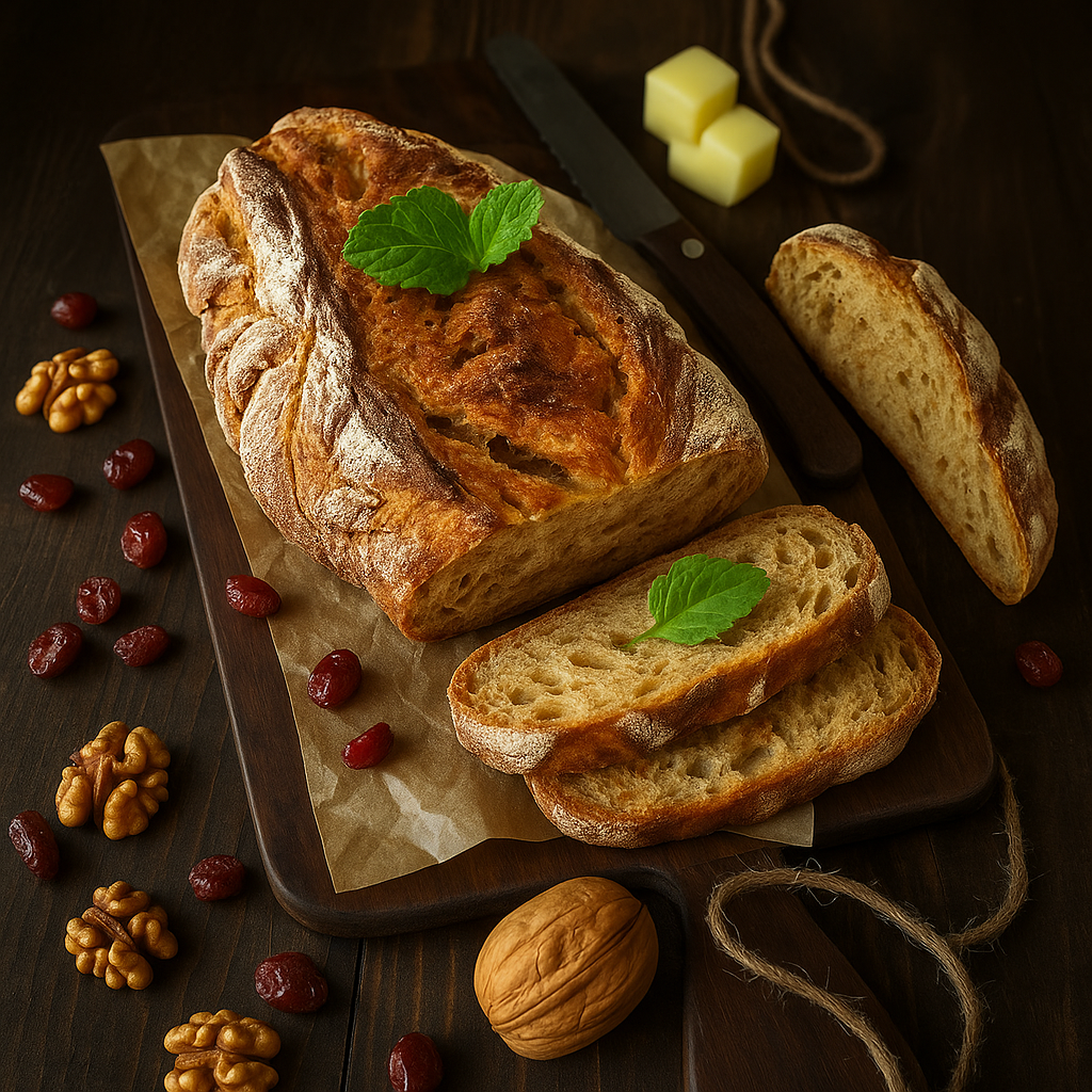 Cranberry Walnut Batard- 350gms